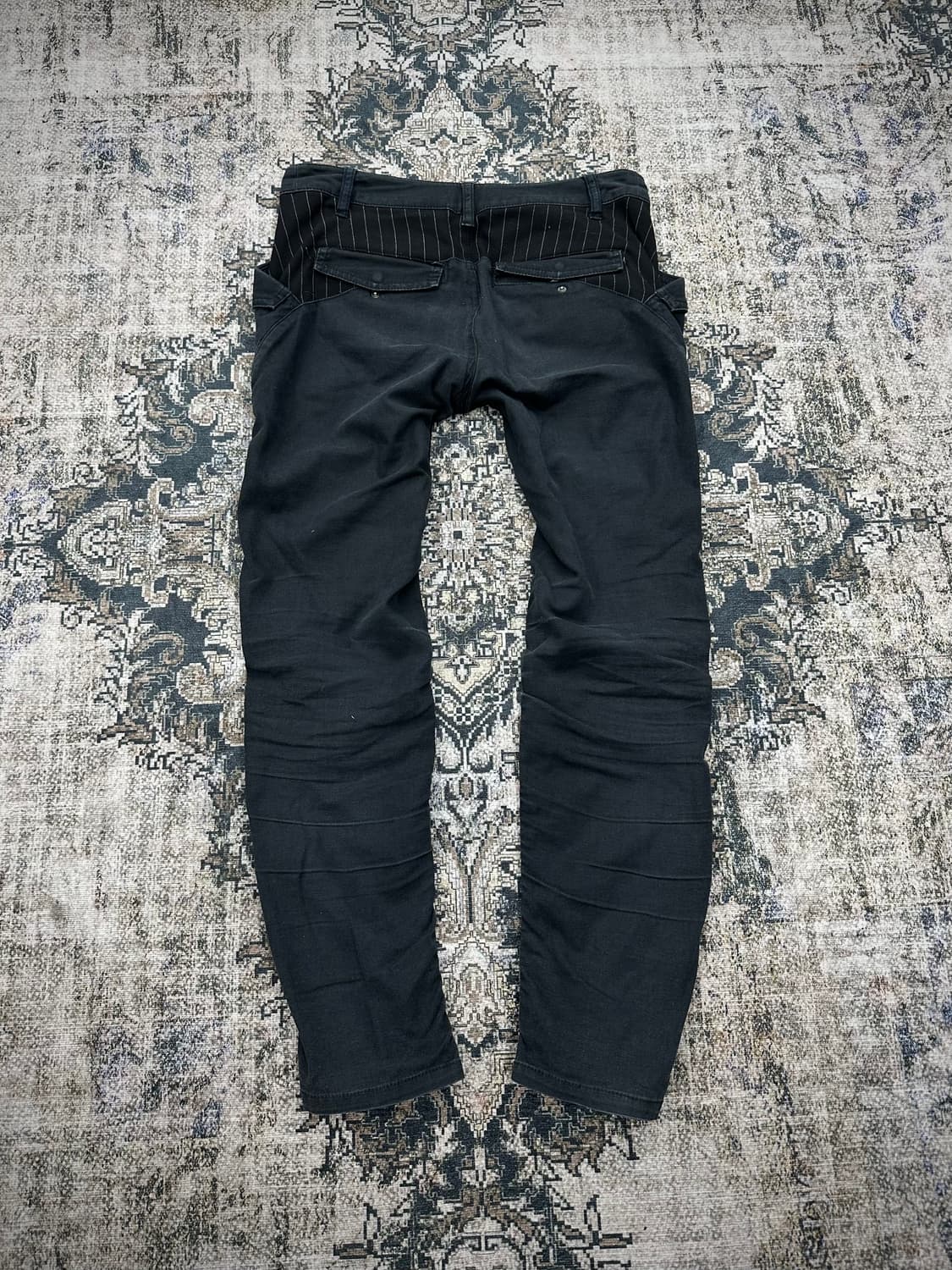 stripe shirring detail pants 상품이미지4