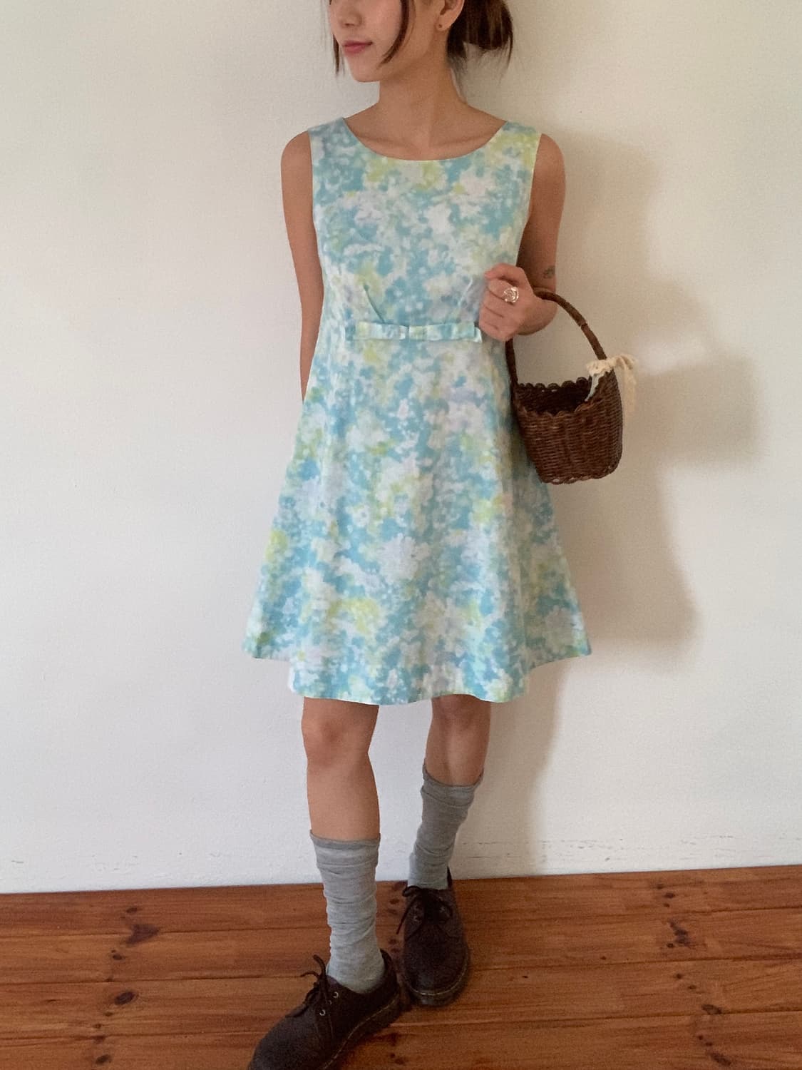 Candy Ribbon Mini Dress 상품이미지1