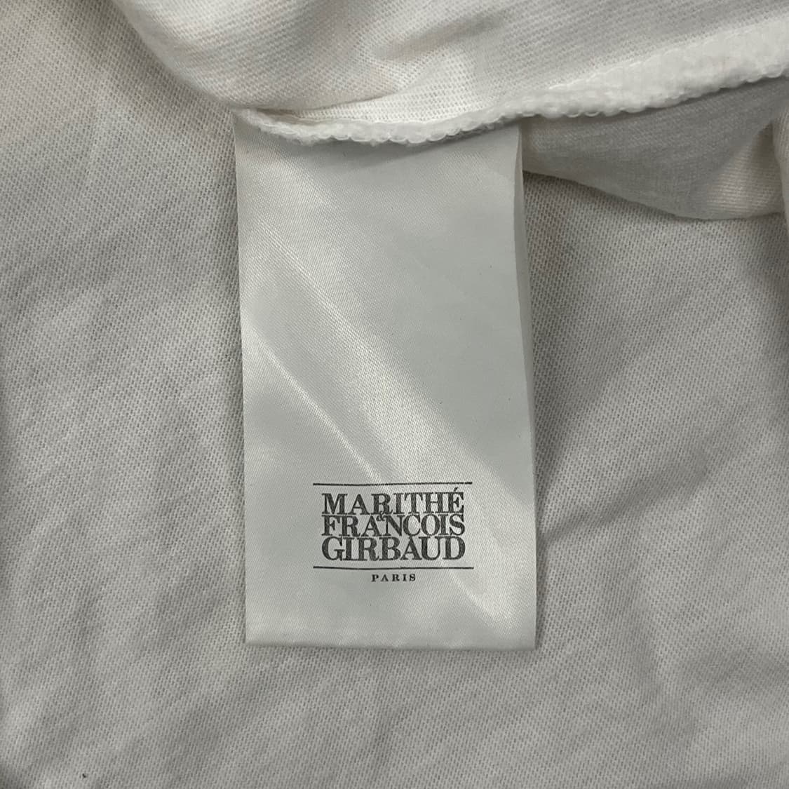 [정품/L] 마리떼 프랑소와 저버 화이트 반팔 티셔츠 상품이미지5