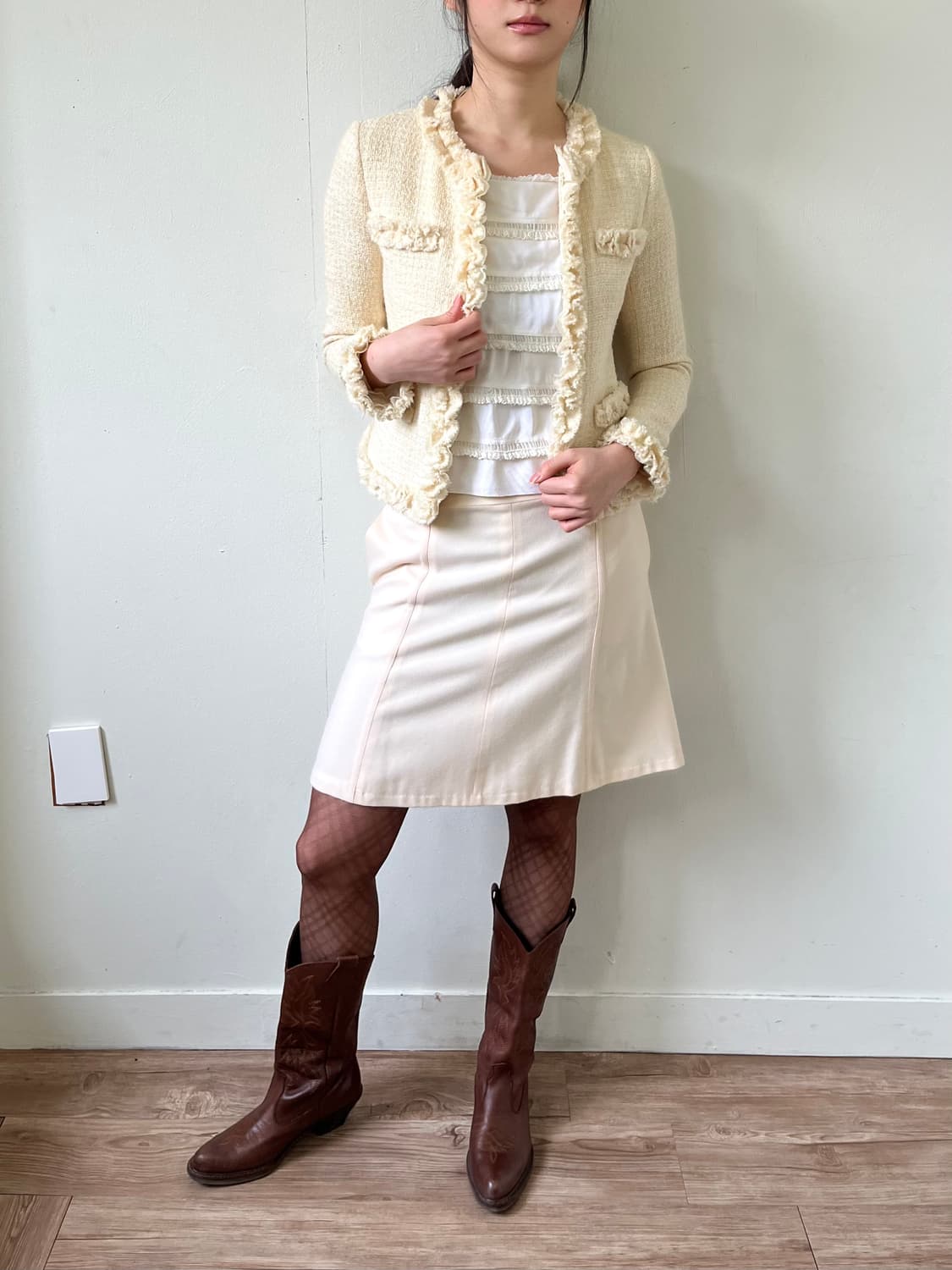 peyton place 트위드 자켓 상품이미지5