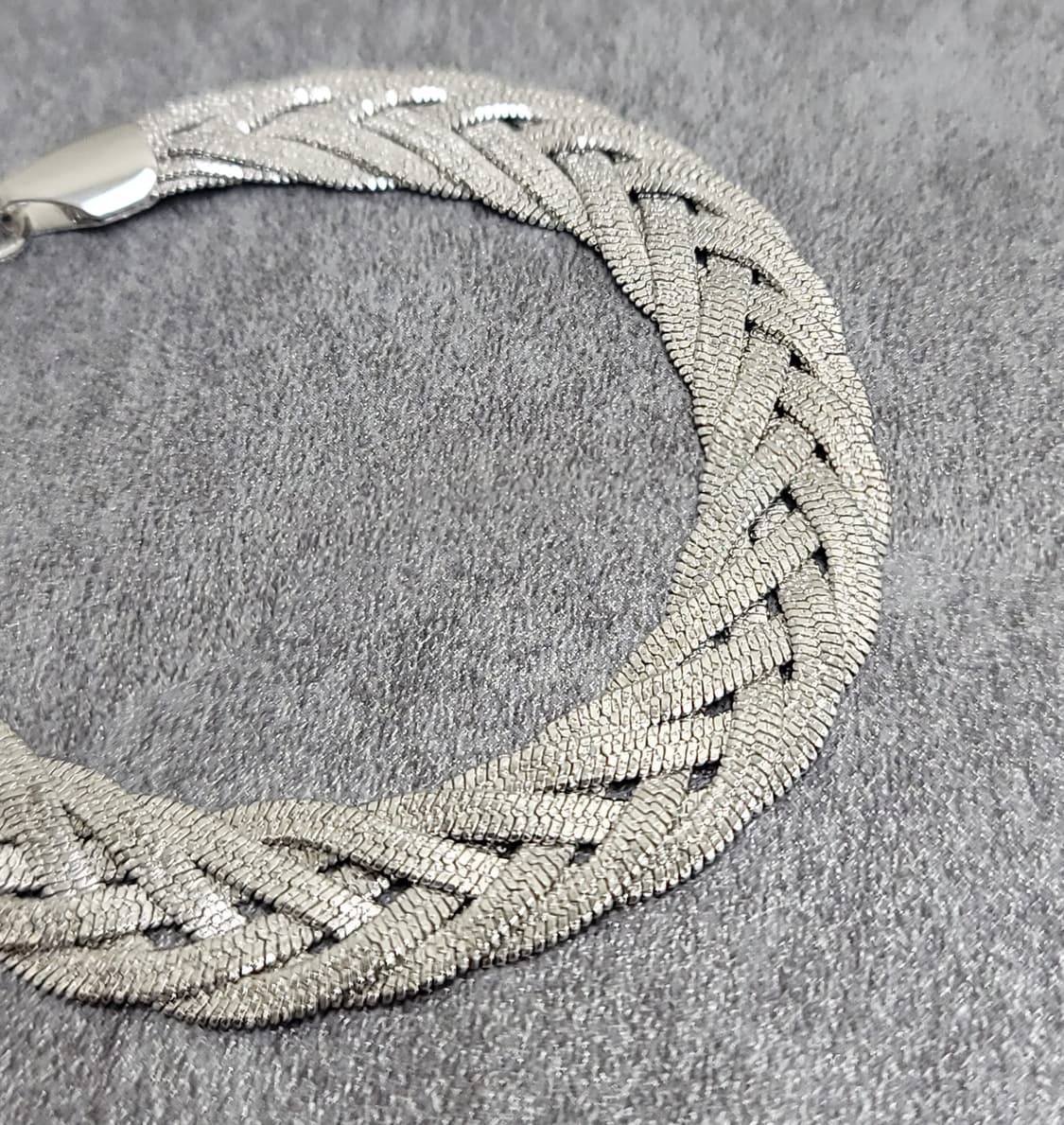 18KGP flat chain bracelet 상품이미지3