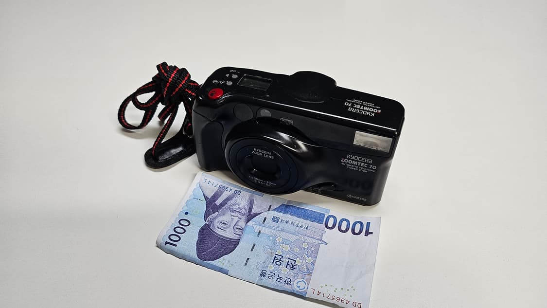 작례O 감성 컴팩트 교세라 줌텍 70 필름카메라 빈티지 필카 상품이미지1