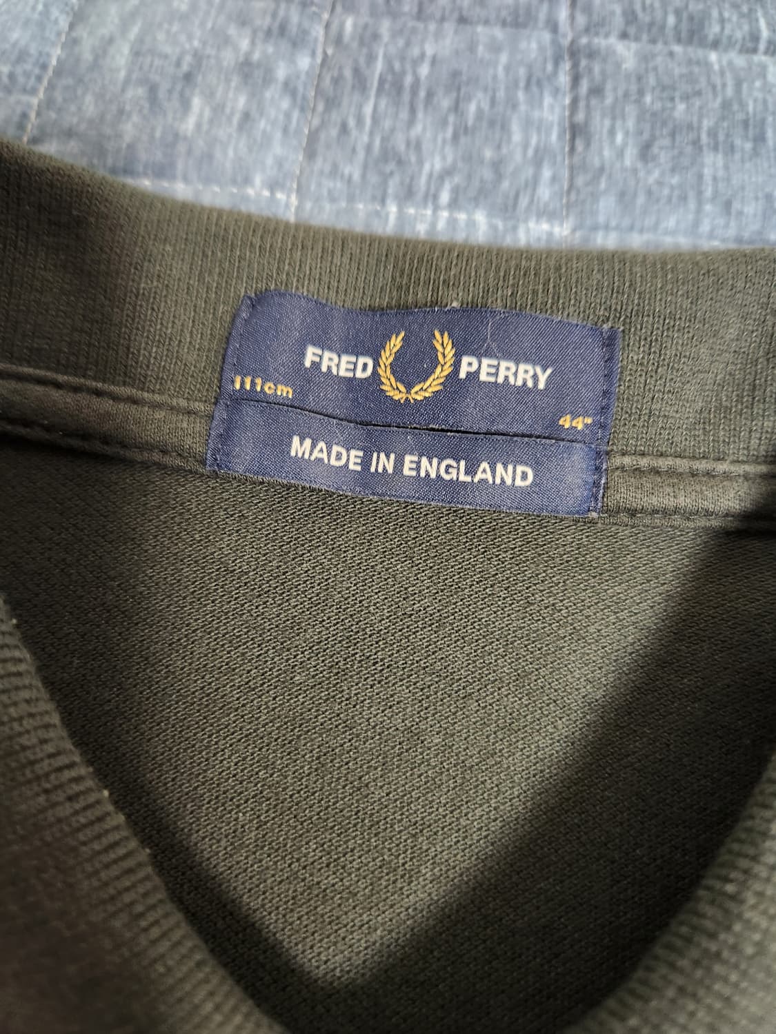 made in england 프레드페리 m12 나이트그린/다크카라멜 상품이미지4