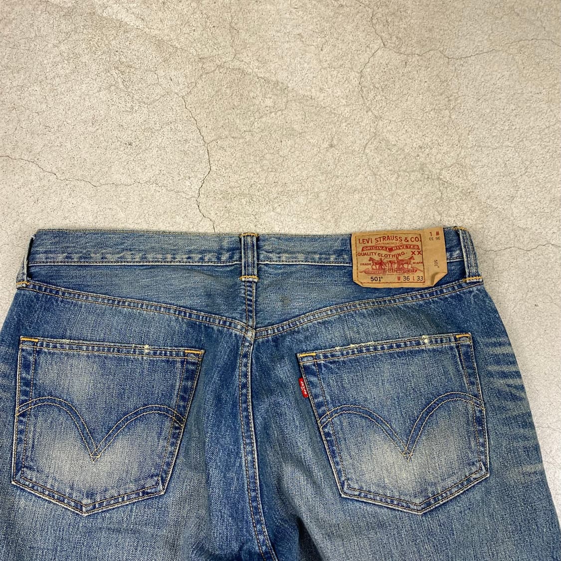 리바이스 501 레드 탭 워싱 진 (36) 상품이미지3