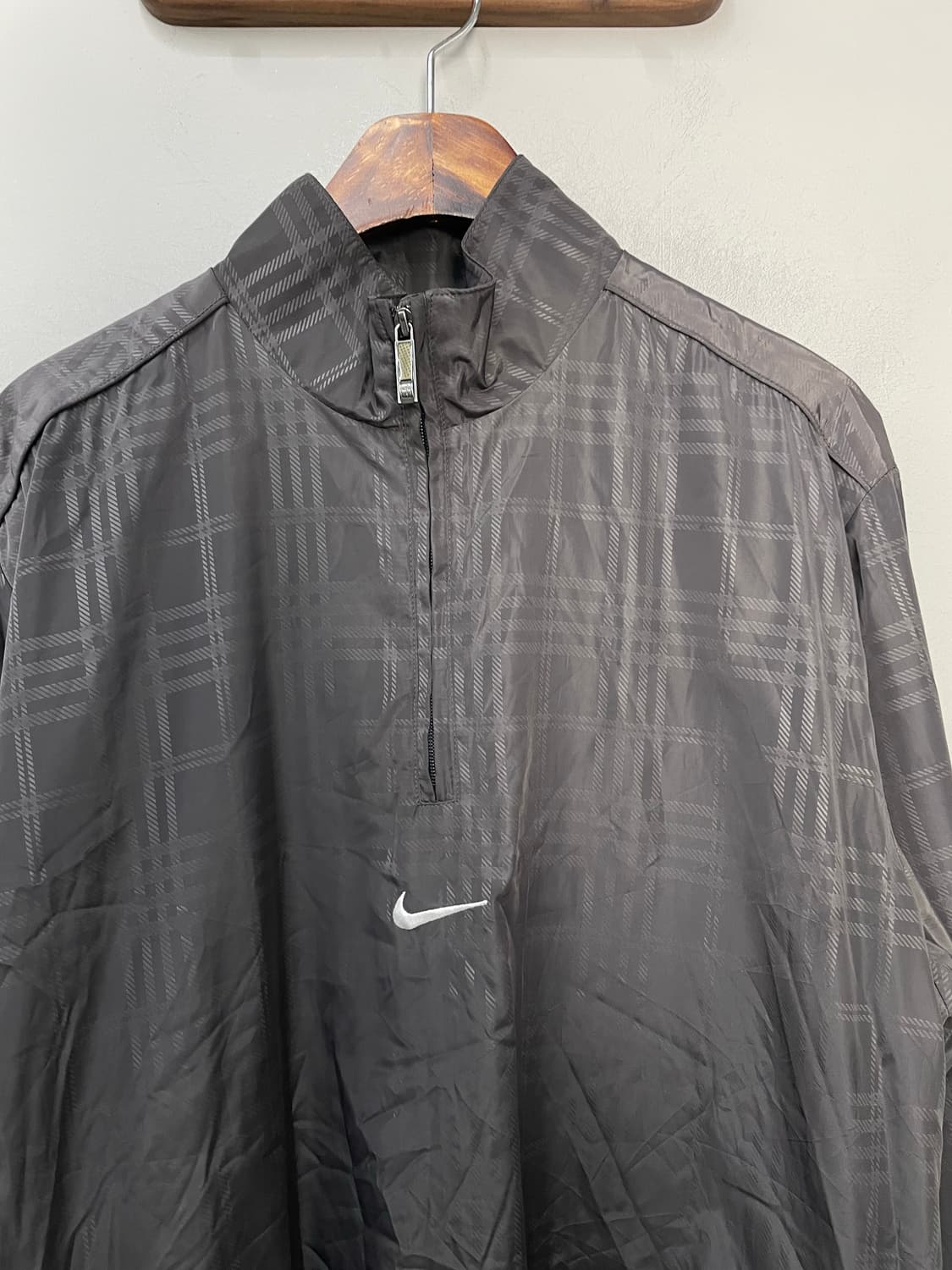 나이키 그레이 체크 아노락 웜업 H2291 상품이미지3