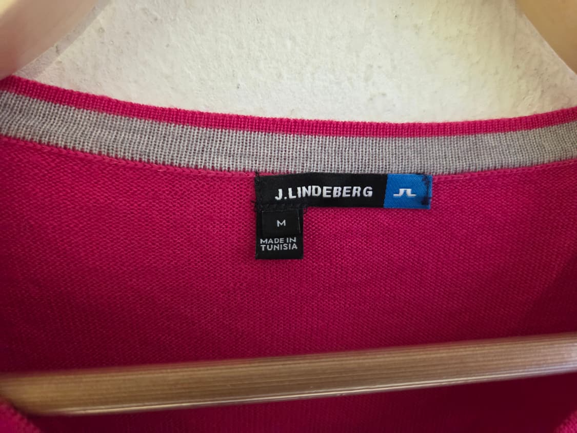 제이린드버그 핑크 V넥 니트 M 상품이미지3