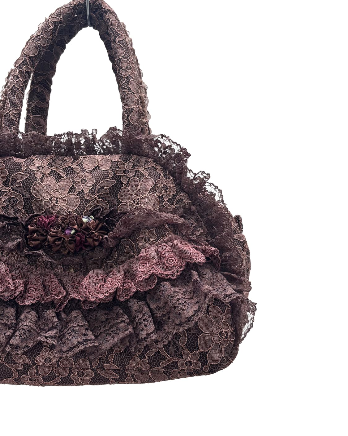 로코코 레이스 미니 토트백 상품이미지3