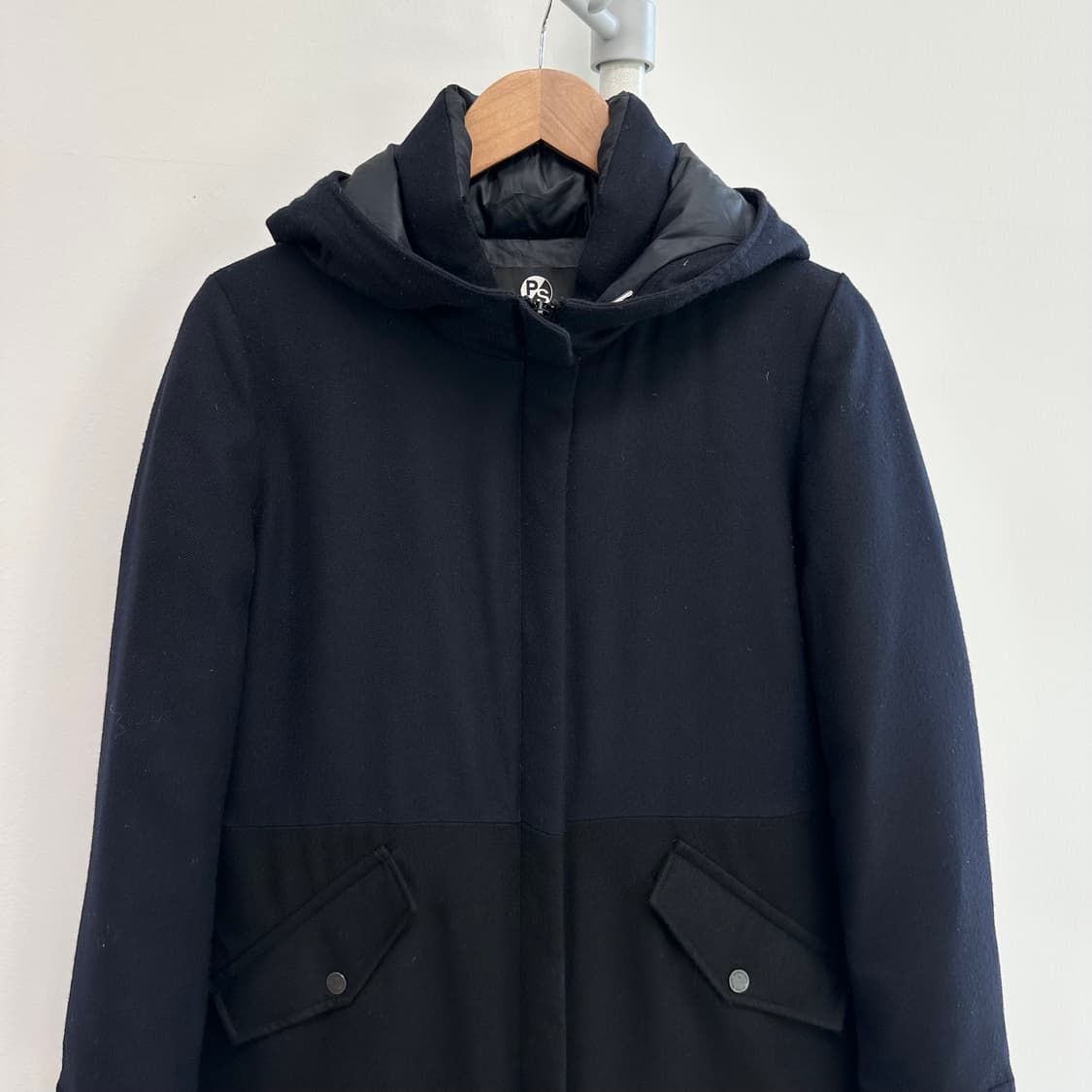 폴스미스 구스다운 투톤 울 후드코트 상품이미지4