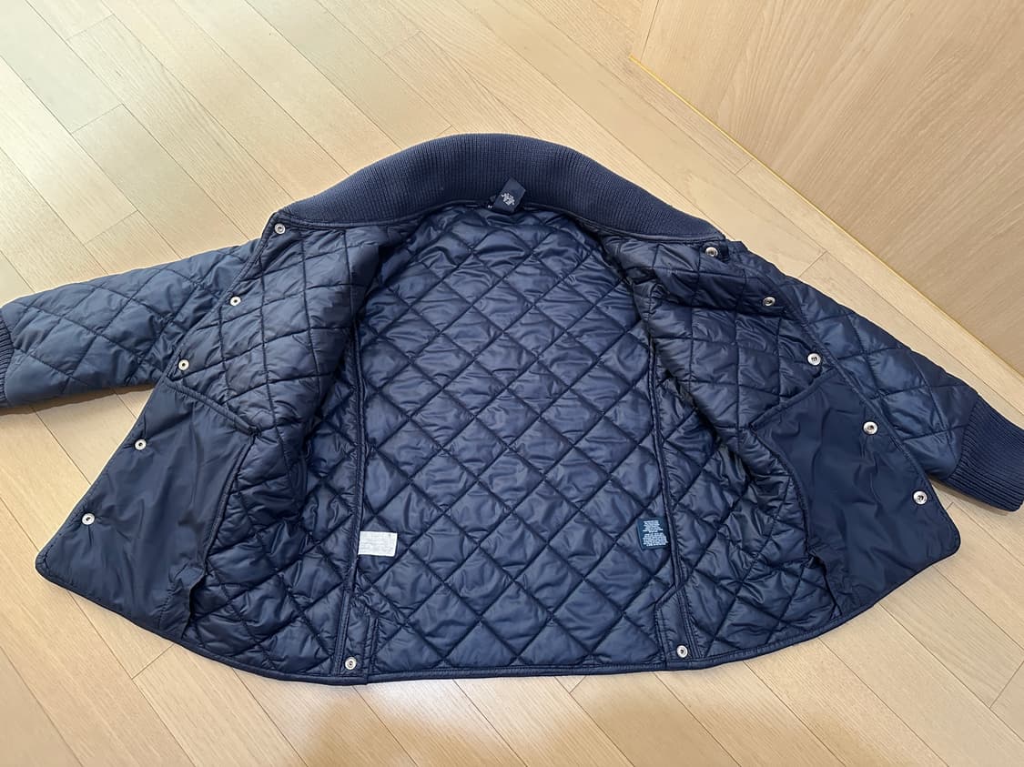 폴로 랄프로렌 퀼팅 자켓 네이비 L(12/14) 상품이미지8