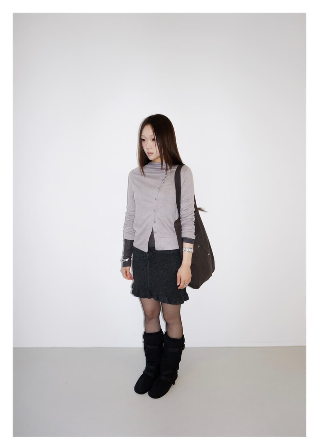 be.sen3ai piercing print shoulder bag 상품이미지7