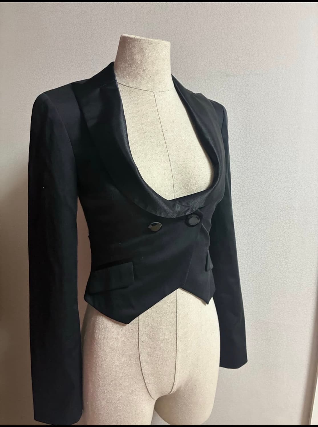 아르마니 익스체인지 슬림 크롭 블레이저 상품이미지1