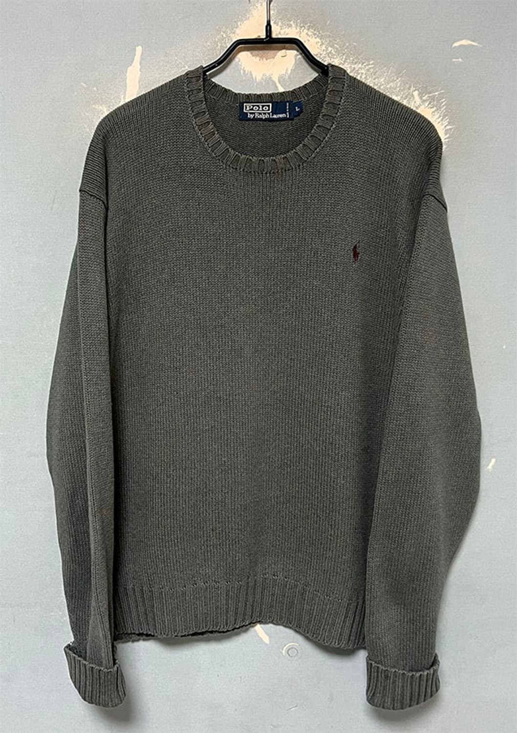 POLO 폴로 남자 코튼니트 헤비 기본 XL 105 상품이미지1