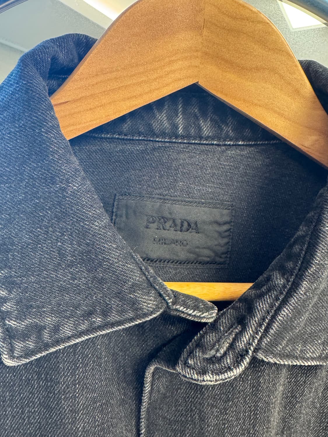 프라다 데님 셔츠 (m) 상품이미지2