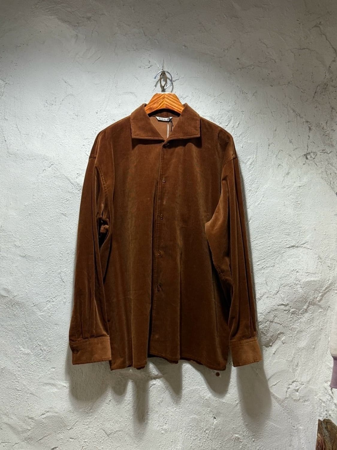 오라리 AURALEE 핀크스 코듀로이 셔츠 상품이미지2