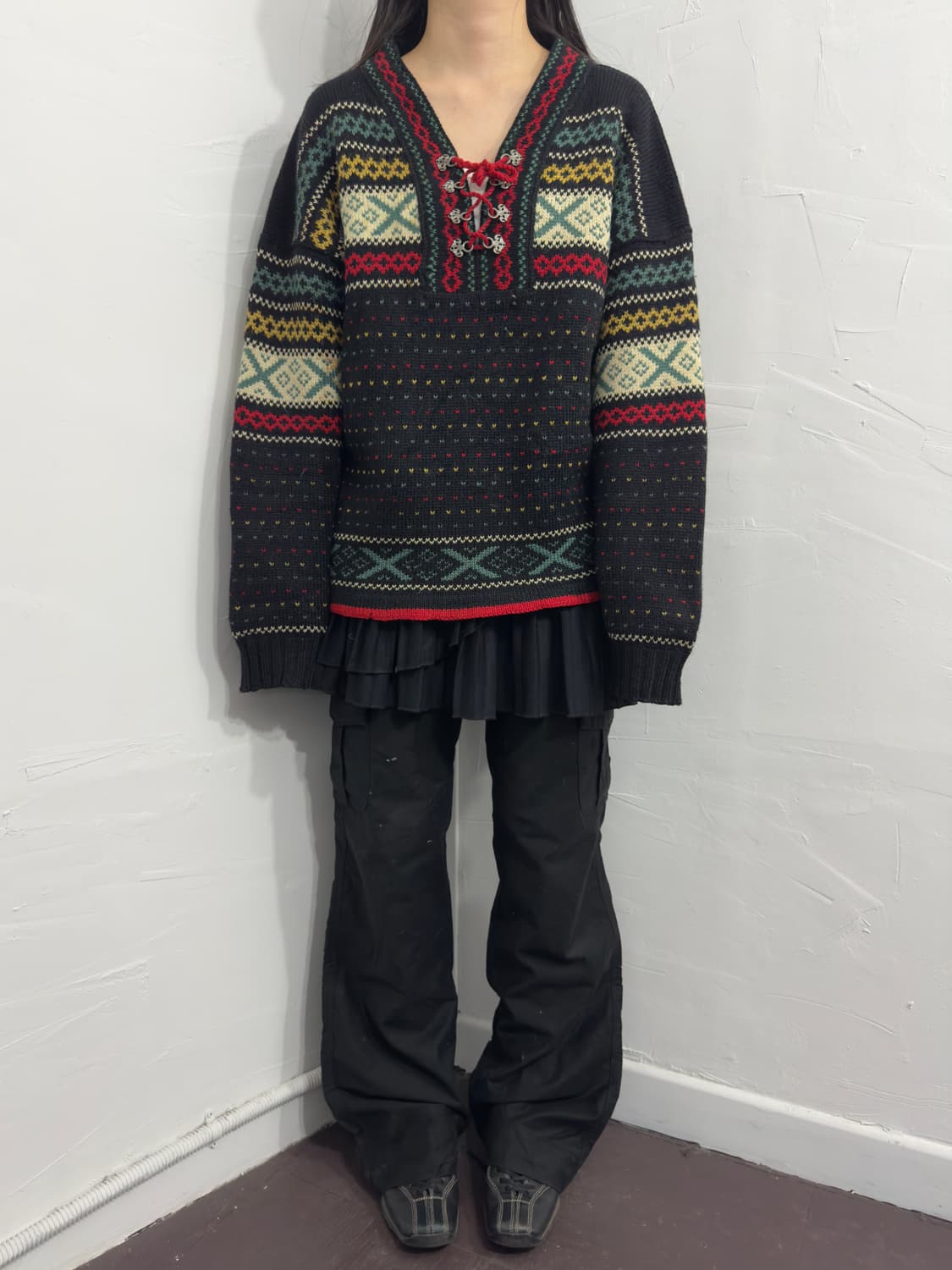 eyelet knit top 상품이미지2