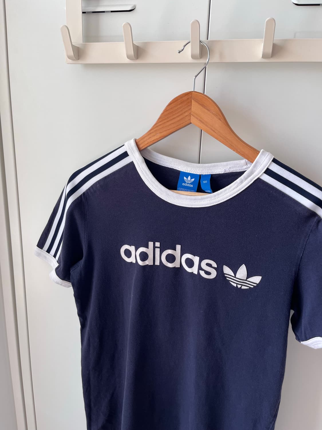 Adidas vintage 아디다스 네이비 반팔 티셔츠 상품이미지10