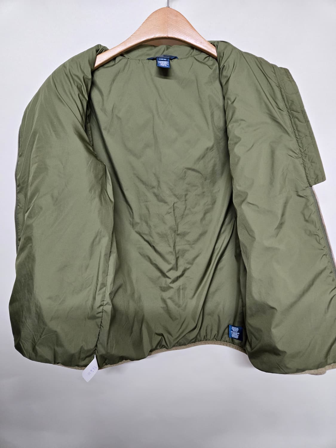 폴로 랄프로렌 퀼팅 자켓 올리브 보이즈 L14~16 상품이미지2