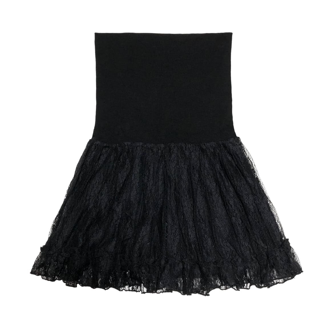 Lace Frill Tube top 상품이미지1