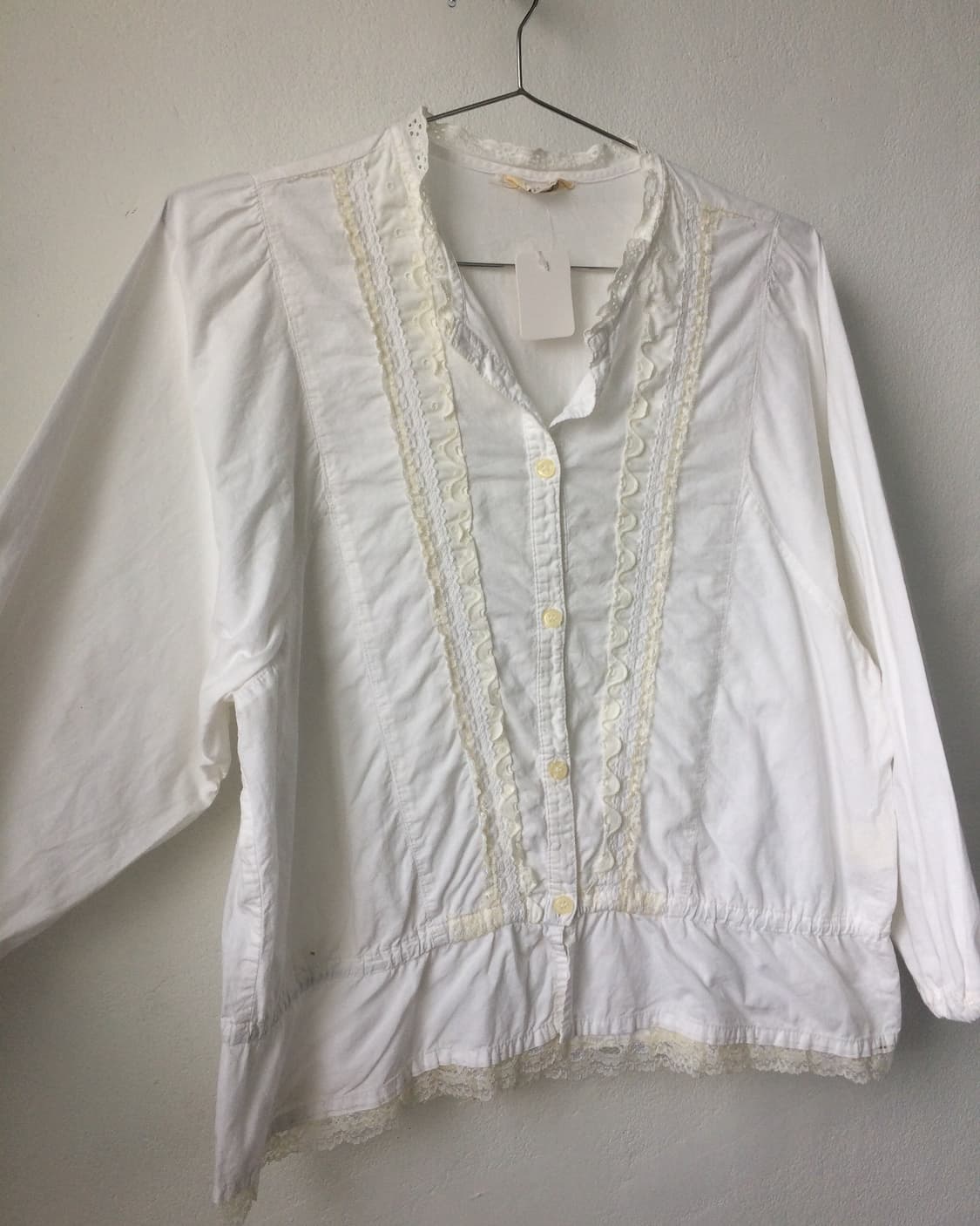 Lace trimming blouse 상품이미지5