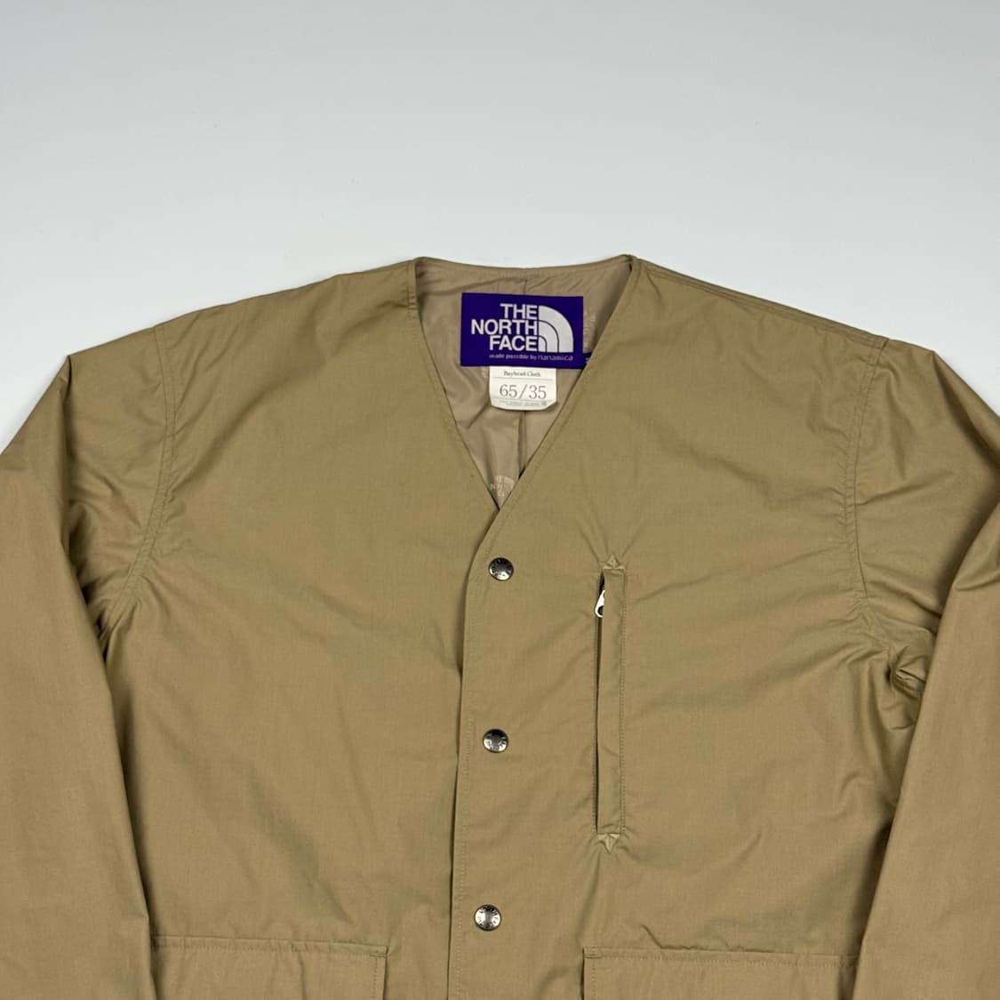 (103) 노스페이스 퍼플라벨 미드웨이트 호버 필드 가디건 카키베이지 상품이미지3