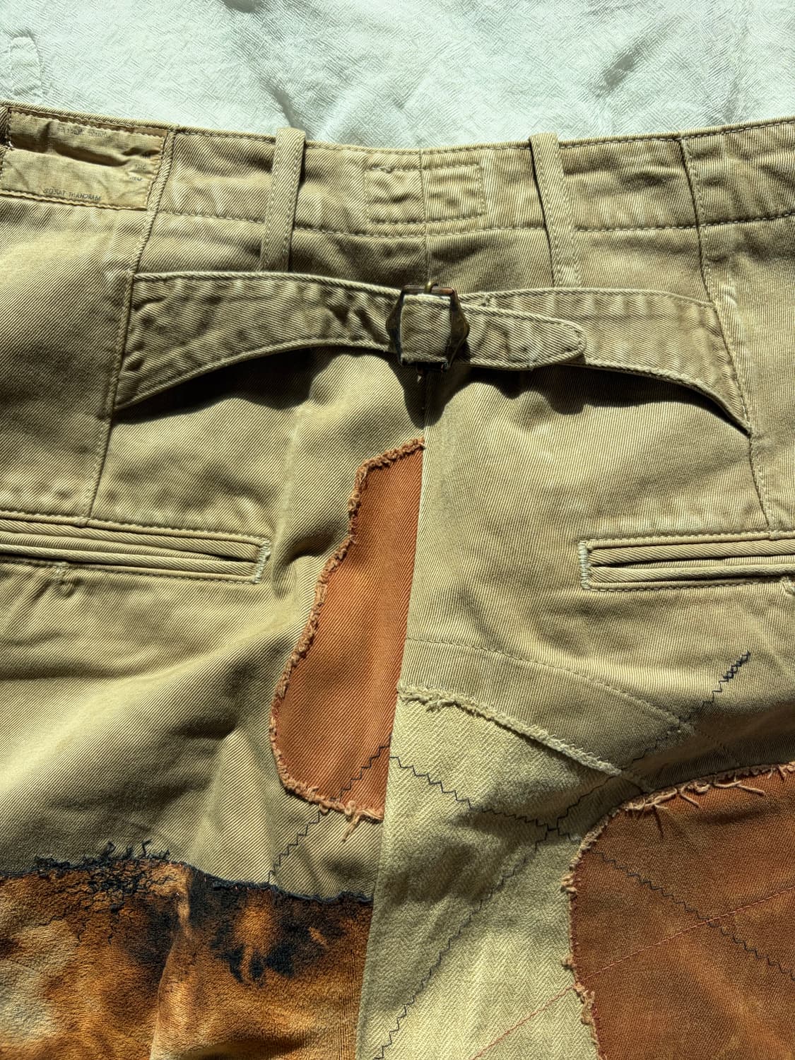 캐피탈 카츠라기 하이 웨이스트 님 팬츠 베이지 2사이즈 상품이미지5