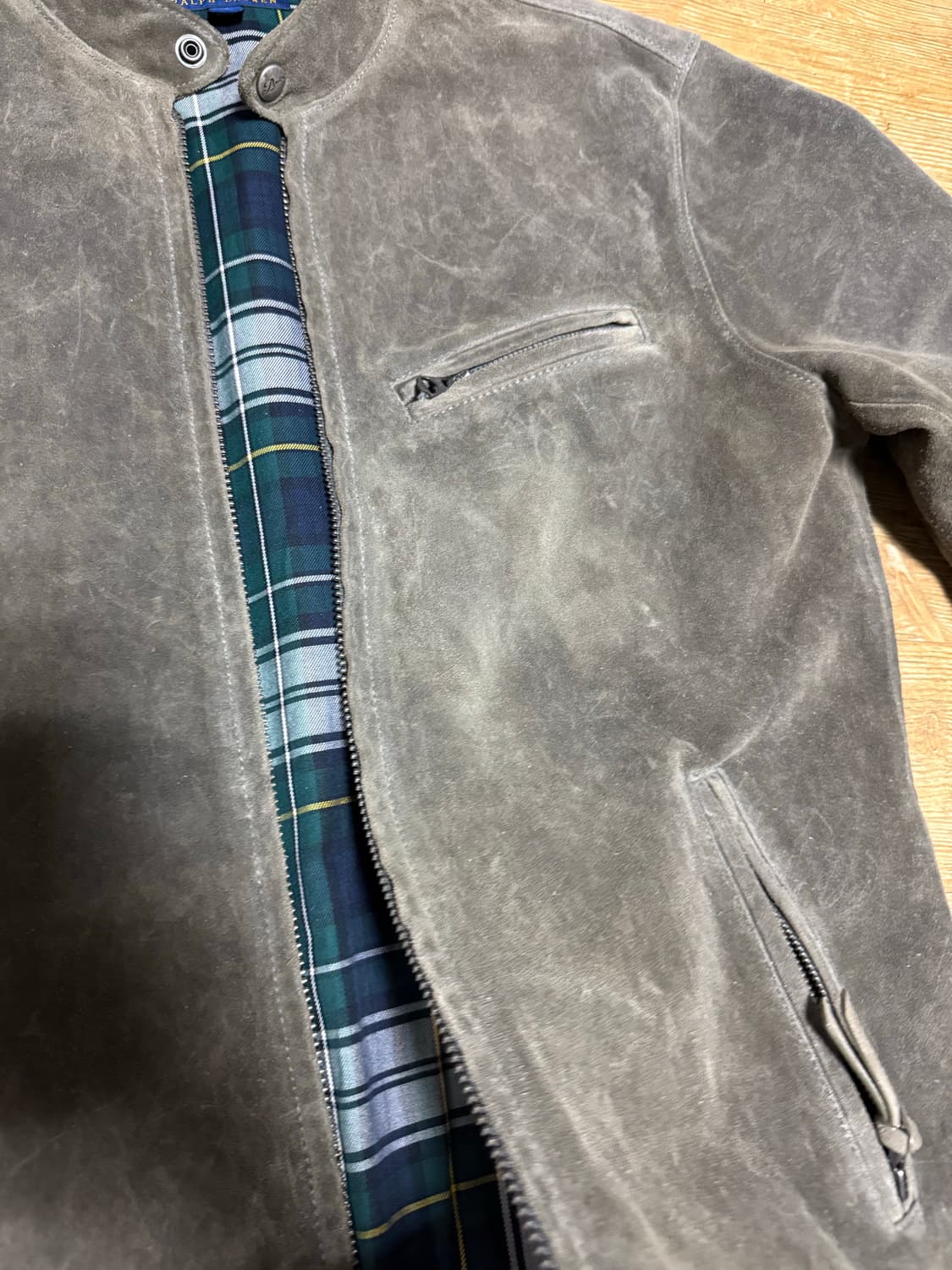 폴로 카페 레이서 스웨이드 자켓 상품이미지5