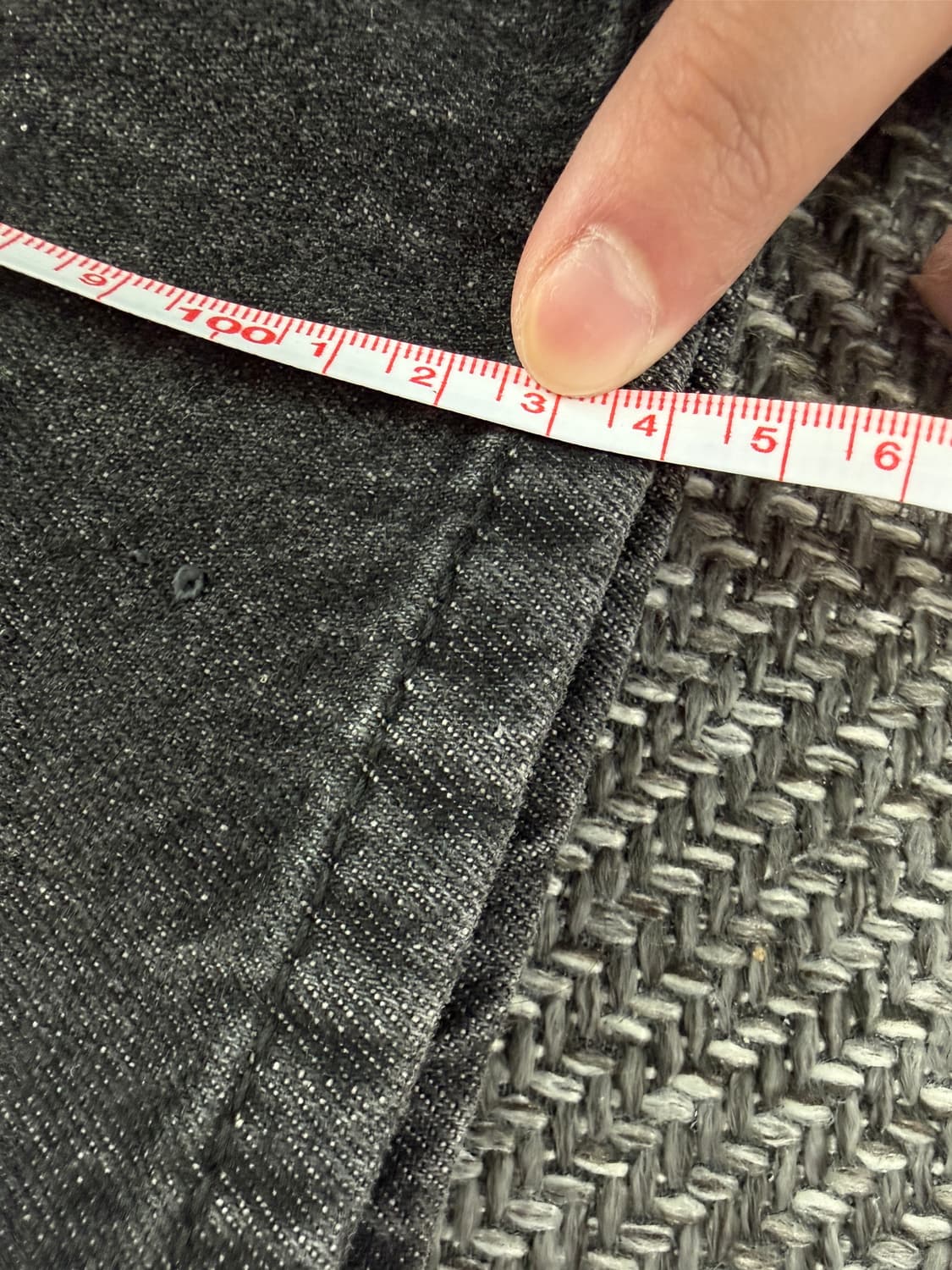 [새상품] 비슬로우x인세인개러지 페인팅 블랙진 30사이즈 상품이미지5