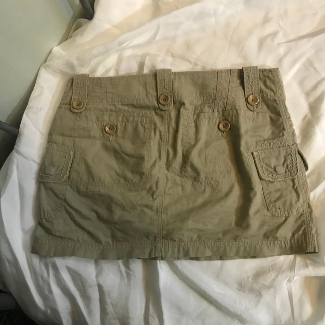 Vintage 빈티지 러힙 베이지 카고 미니스커트 상품이미지2