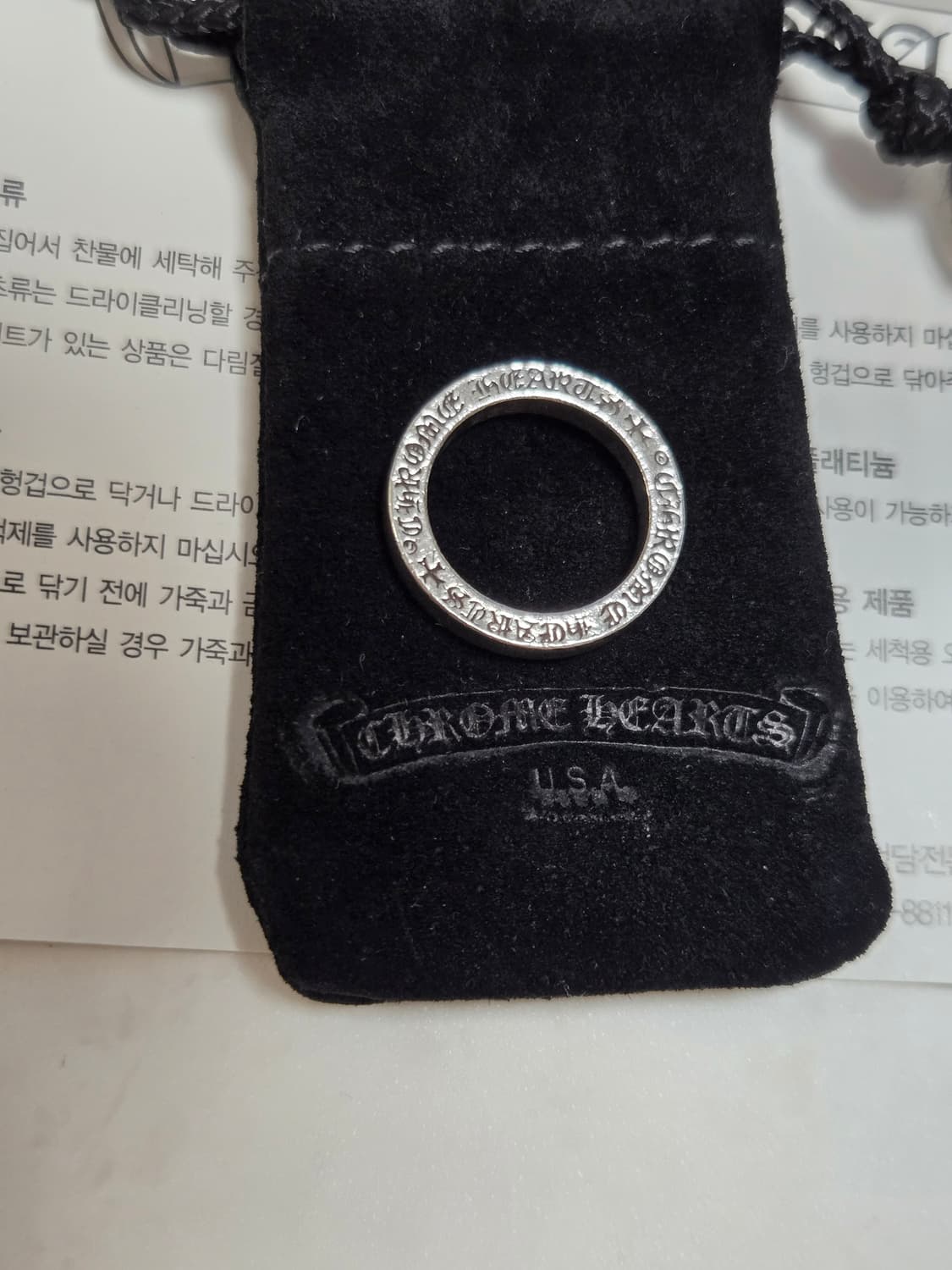 크롬하츠 스페이서 링 3mm 남녀공용 US5 상품이미지1