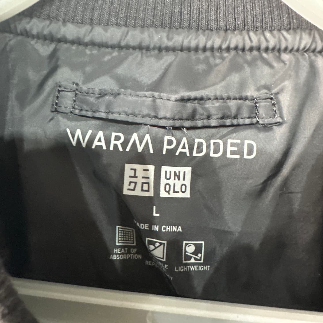 유니클로 웜패디드 퀼팅 경량패딩 L 상품이미지3