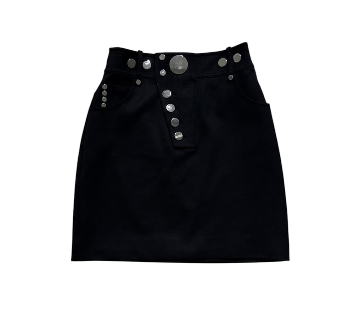 알렉산더 왕 2017AW 엠블리시드 스트레치 스냅 스커트 상품이미지1