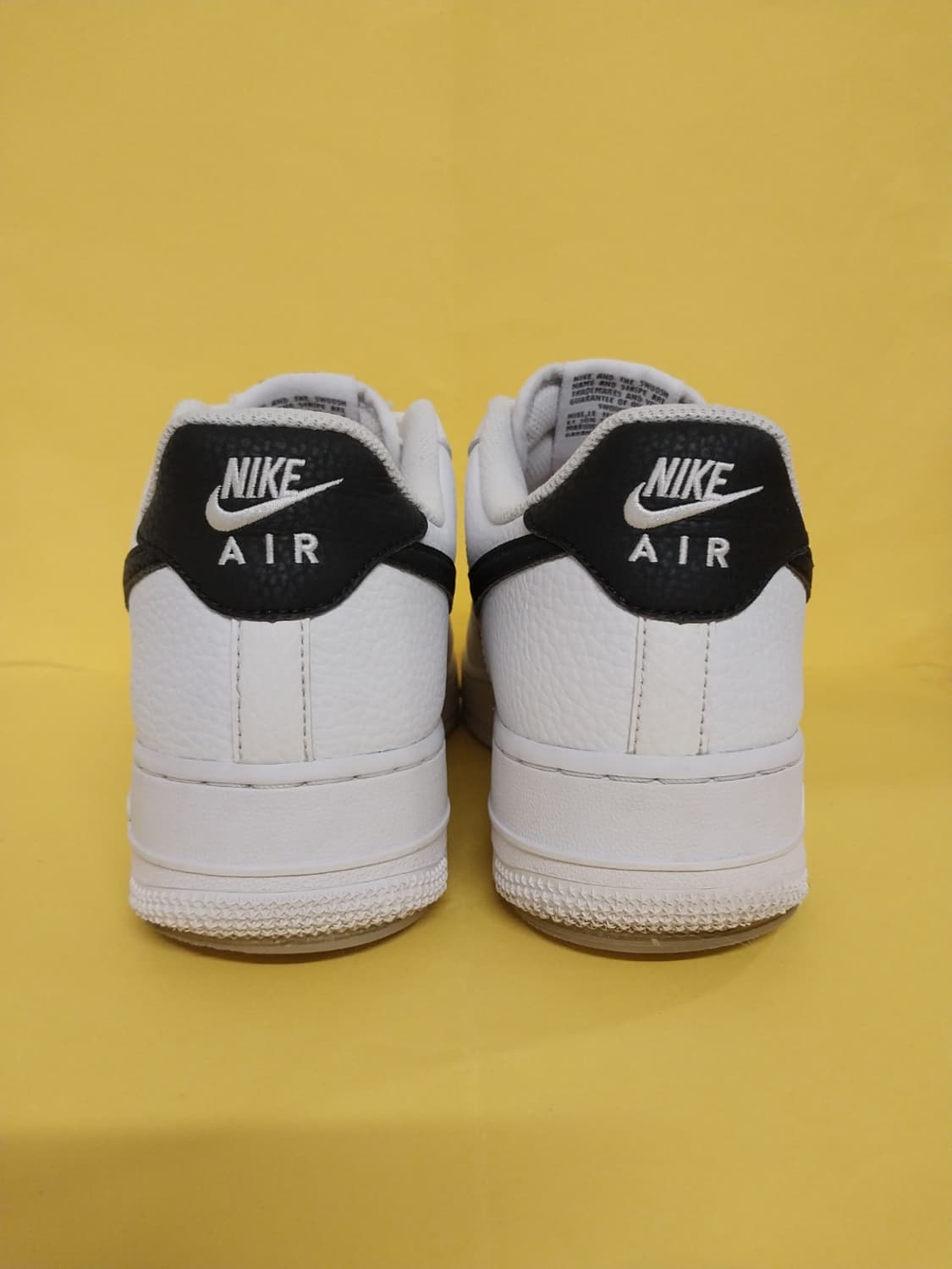 남성 나이키 에어포스1 07 화이트블랙 운동화 (265) 상품이미지4