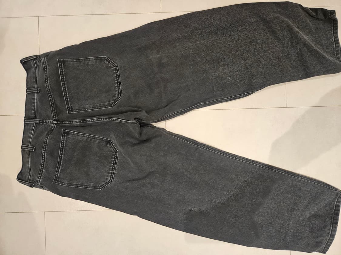 해칭룸 커브드진 워시드 블랙 2사이즈 상품이미지3