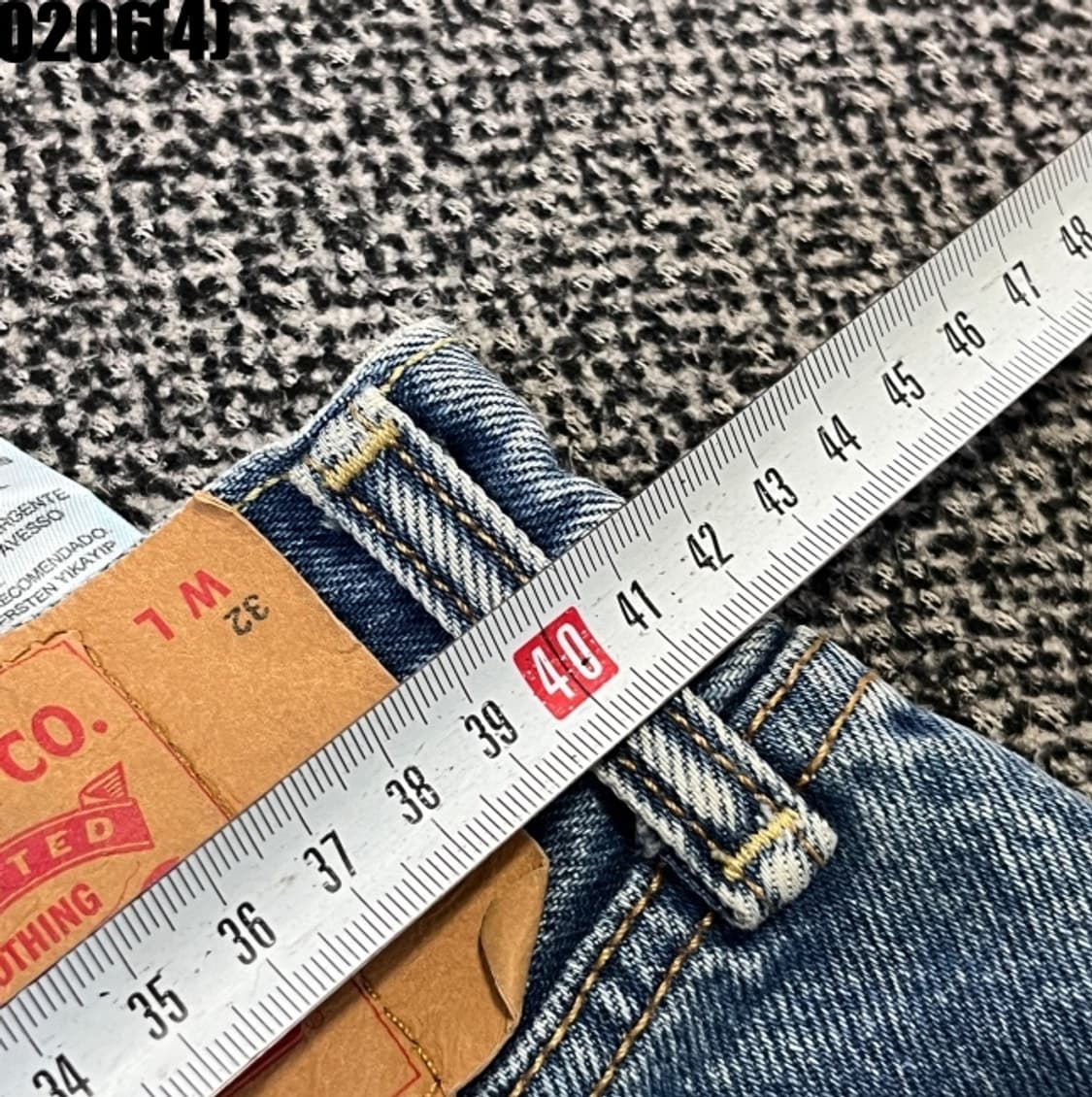 [W32] 리바이스 501 CT 데미지 청 데님 반바지 0206(4) 상품이미지7