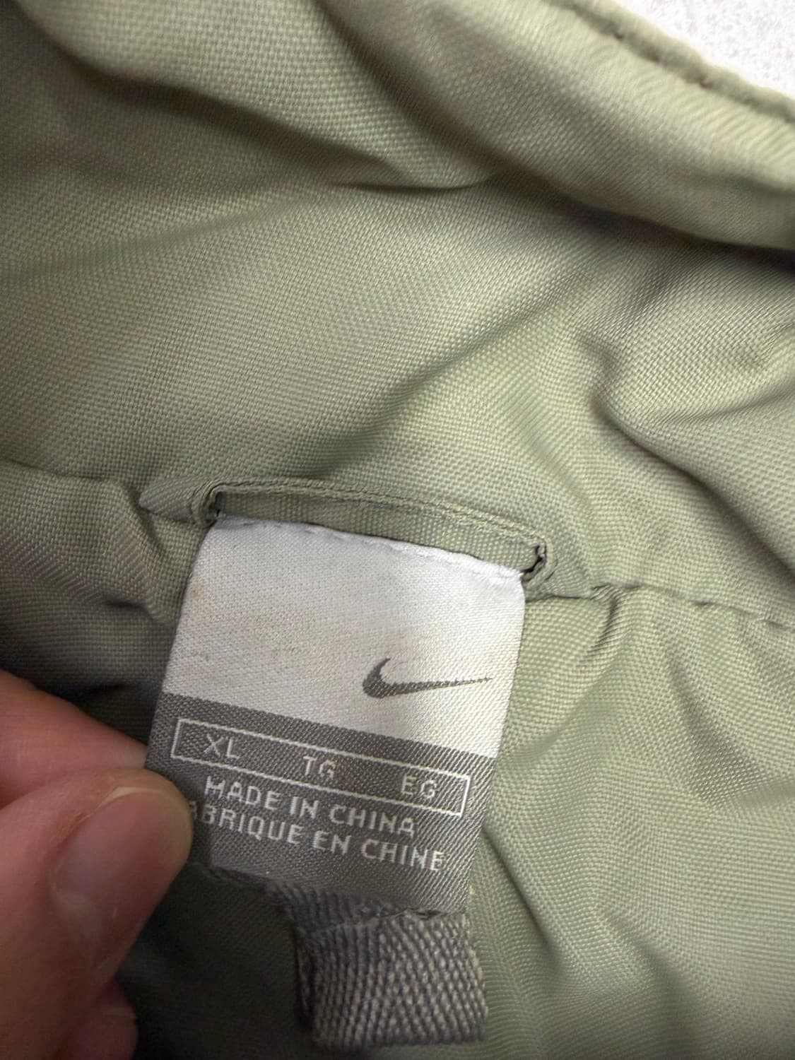 나이키 올드스쿨 카키 누빔점퍼 105 상품이미지4