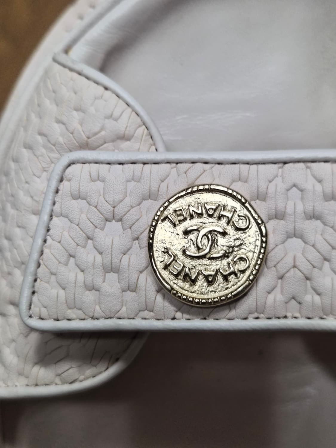 (정품) 샤넬 벨크로 샌들 37 (명품 여자 신발 슬리퍼 뮬 스니커즈) 상품이미지9