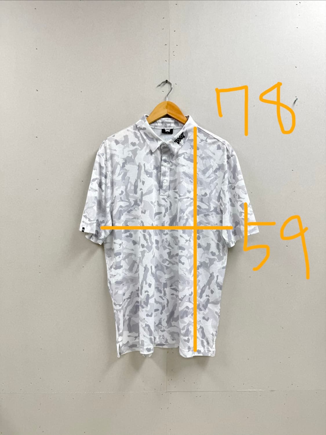 남성 L-XL / PXG 카모플라주 반팔 카라티  상품이미지2