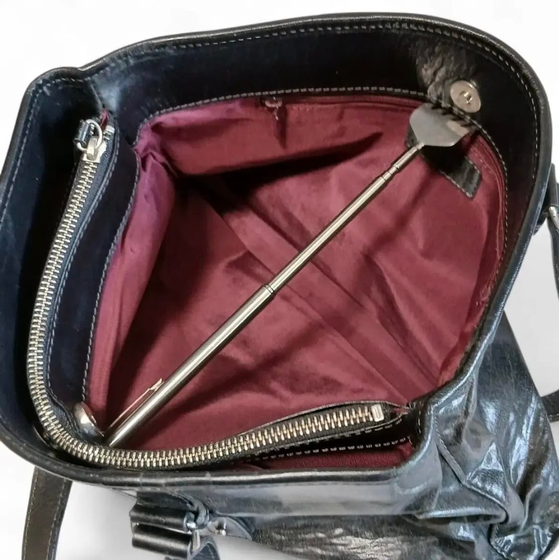 장폴고티에 버클 빈티지가공 레더 토트백y2k 상품이미지9