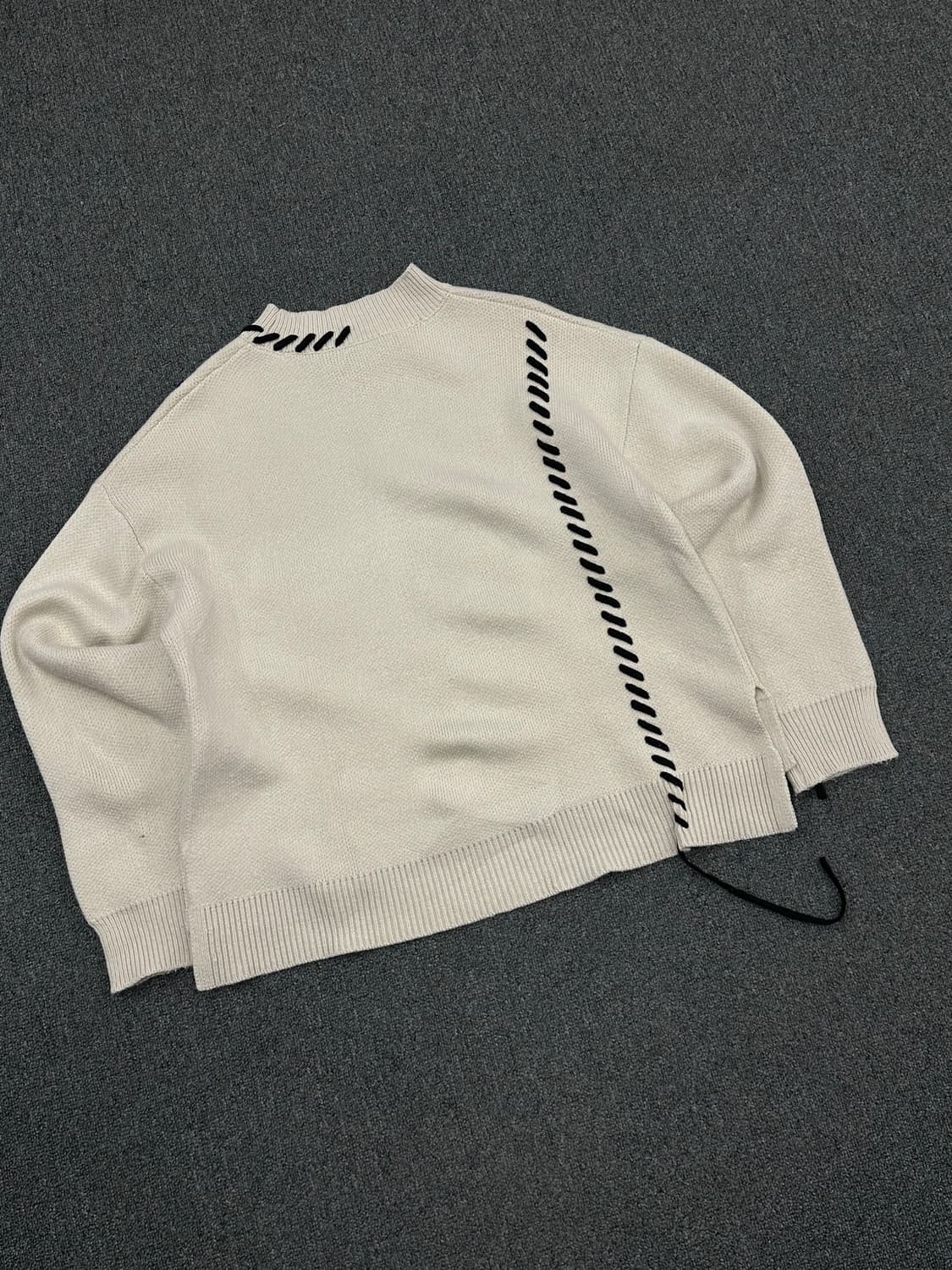 OS)Niko and 빈티지 아이보리 스티치 니트 스웨터 상품이미지5