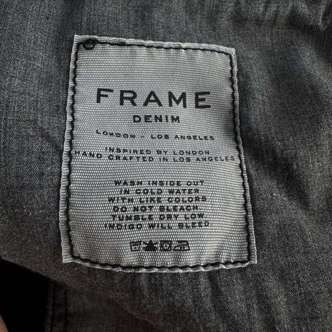 프레임 블랙 데님 팬츠 (25) 상품이미지3