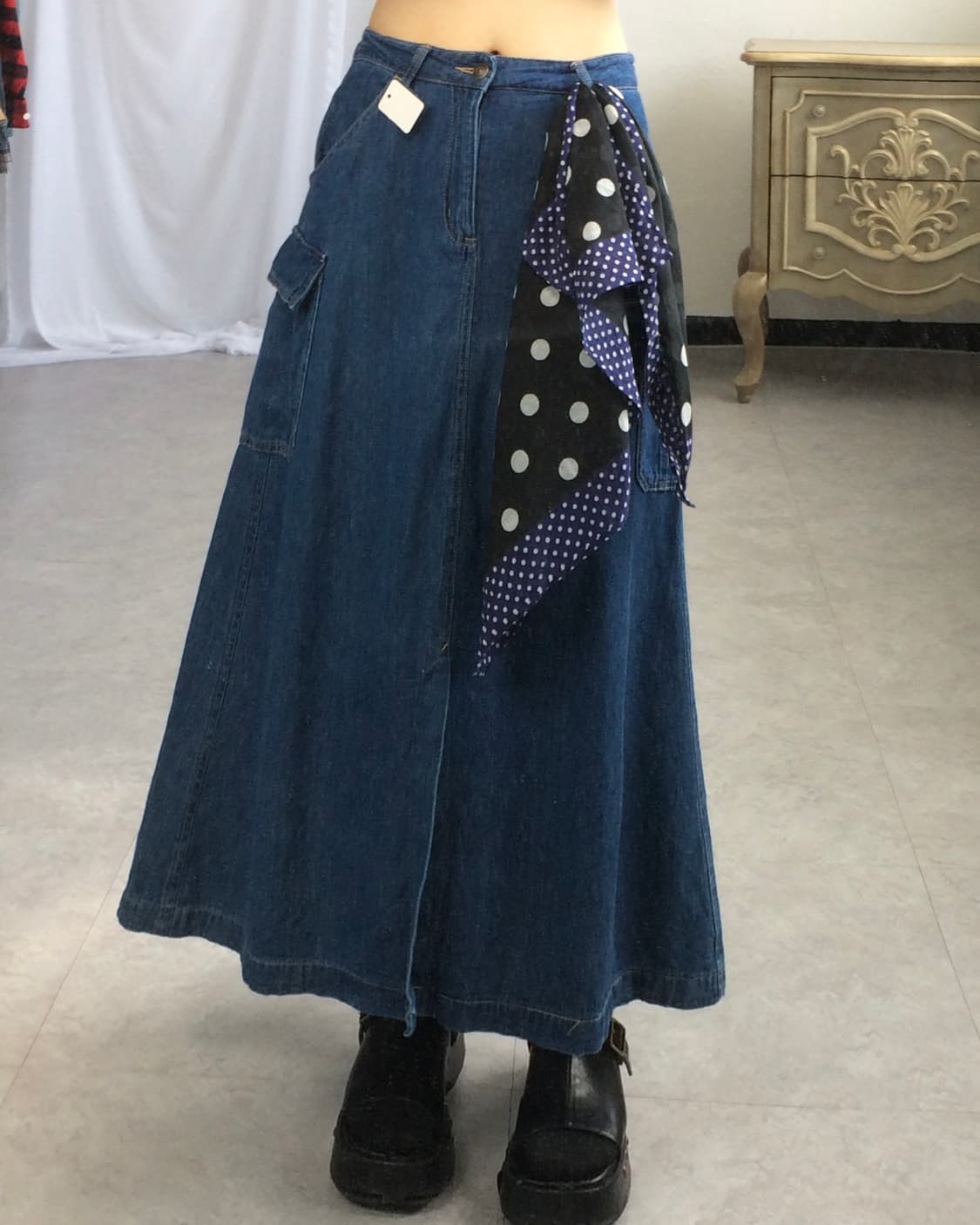 dot pattern scarf 상품이미지8