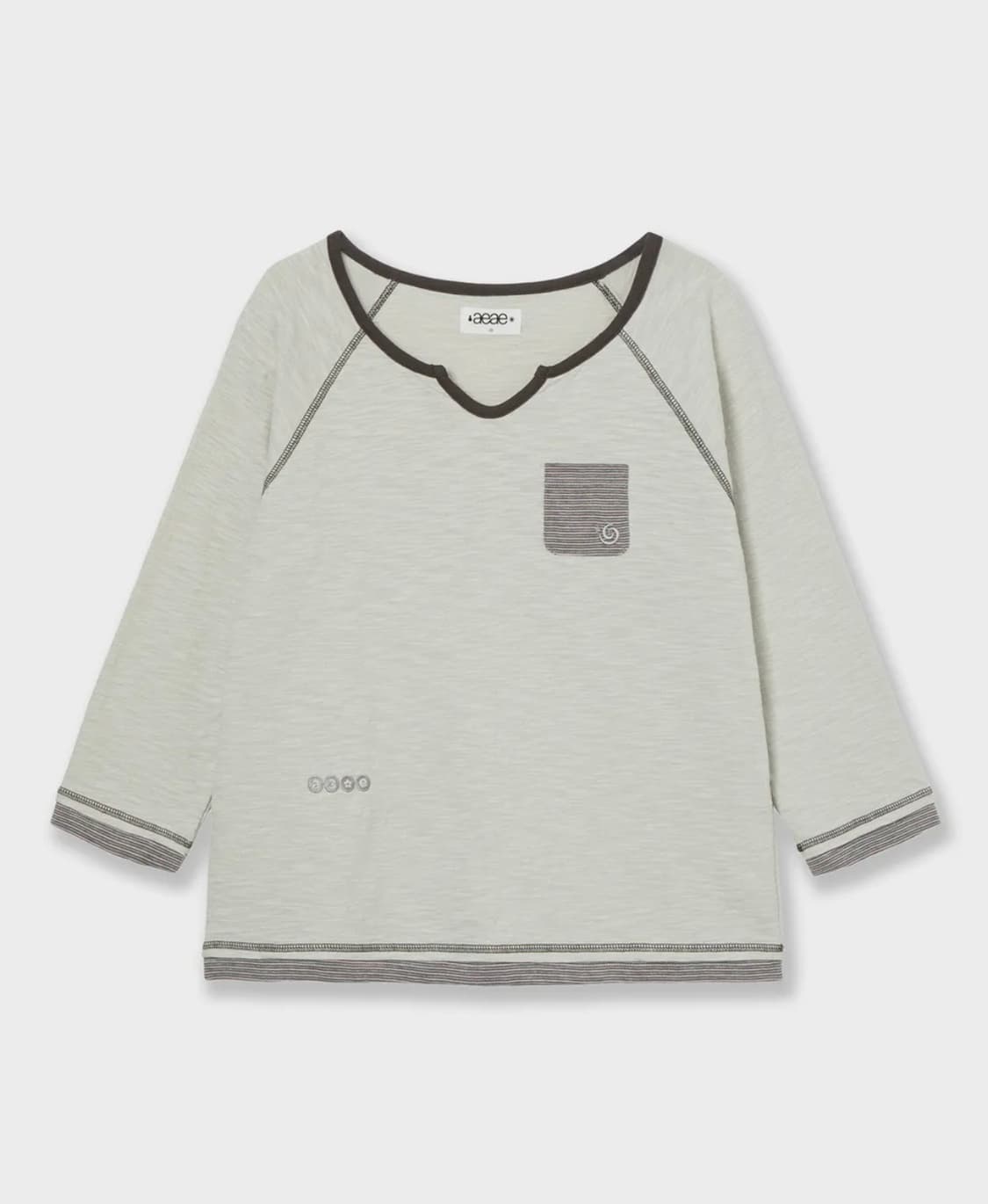 aeae LAYERED SLEEVE TEE [IVORY] 상품이미지1