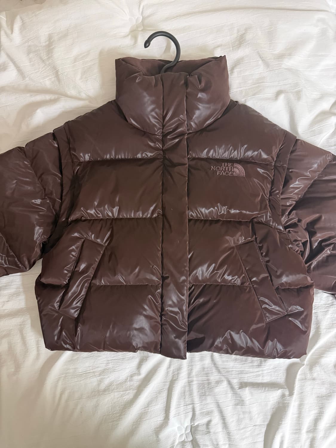 (W) 노스페이스 글로시 DT RDS 다운 자켓 코코아 브라운 상품이미지2