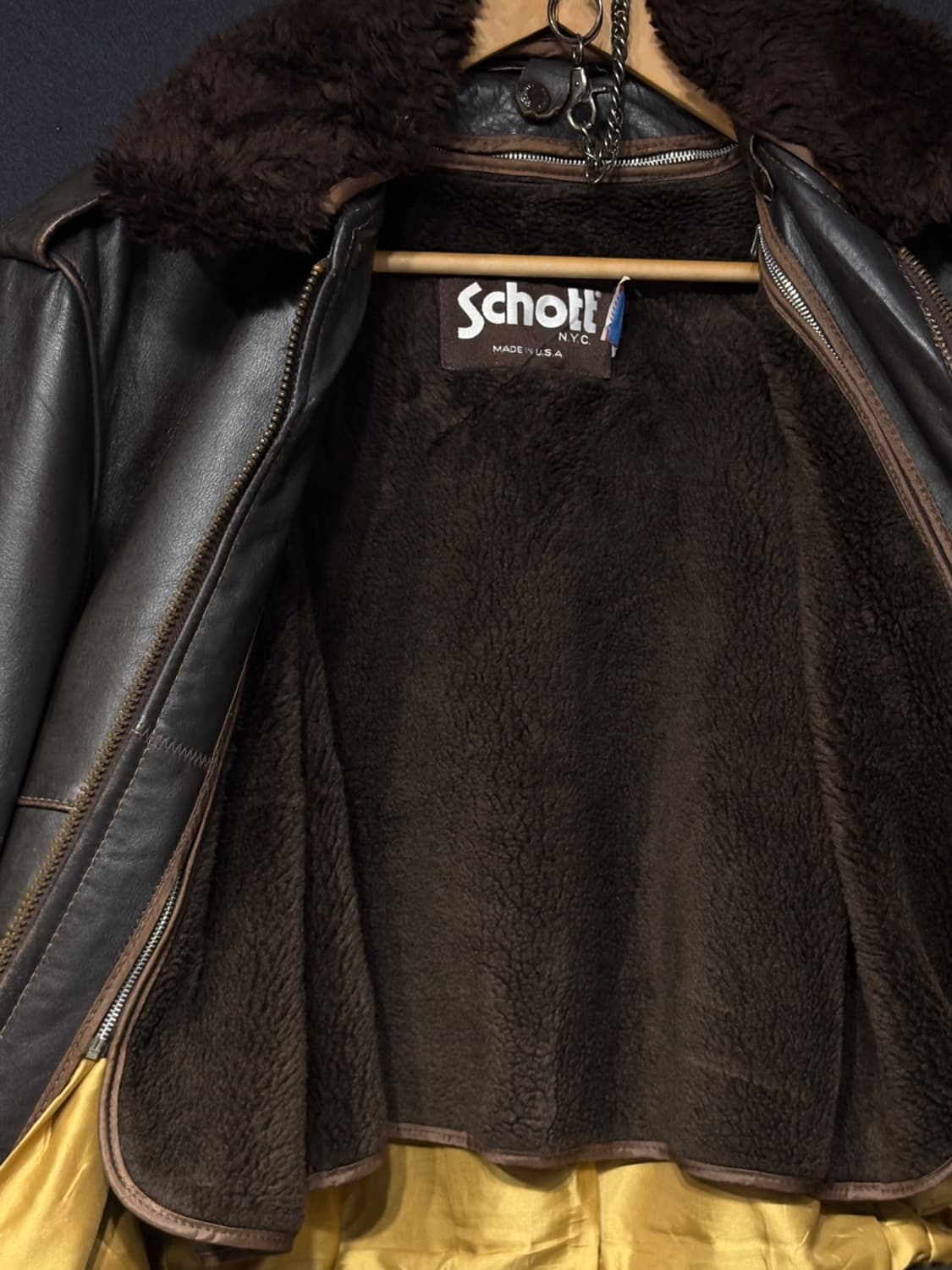 Schott g-1  항공가죽자켓 상품이미지10