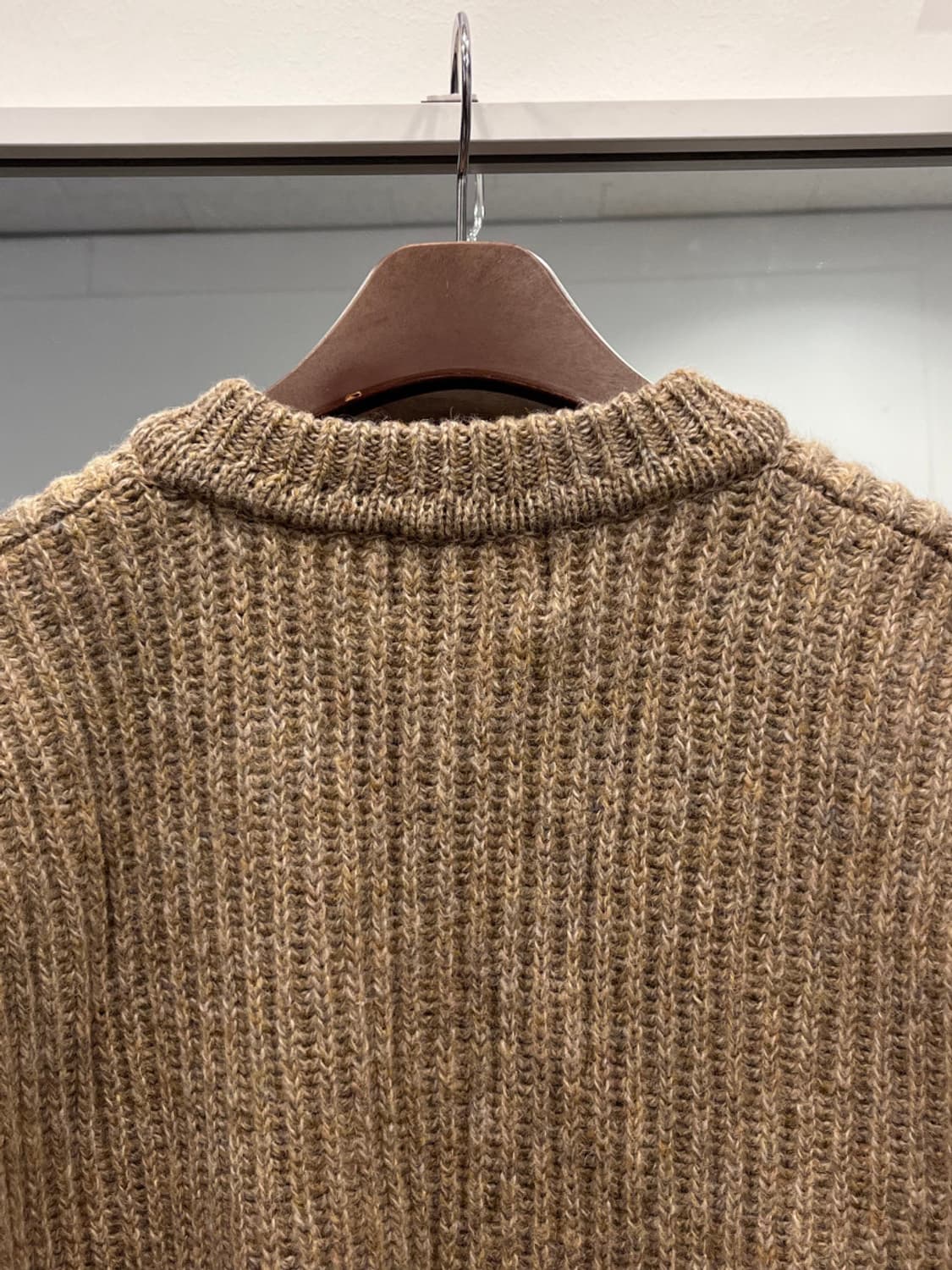 Colours 빈티지 헤비울 헨리넥 니트 상품이미지6