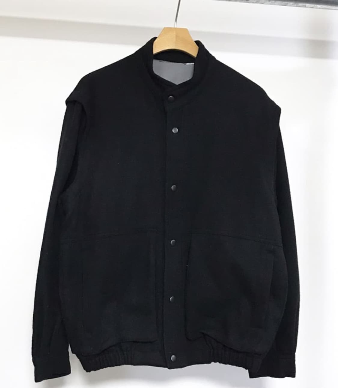 japan vintage 울 나일론 코치 블루종 상품이미지1