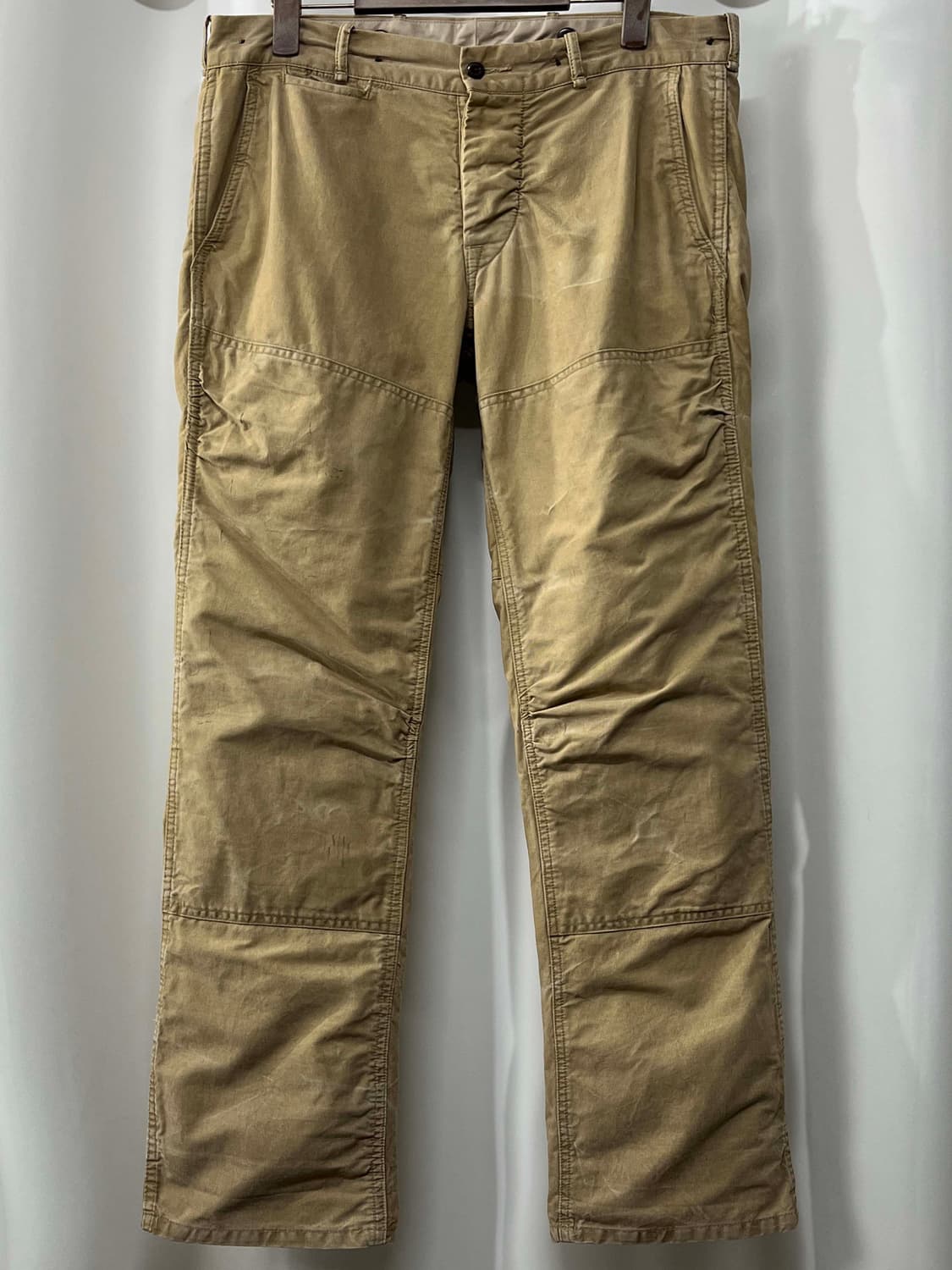 폴로 랄프로렌 덕캔버스 서스펜더 워시드 헌팅 더블니 팬츠 상품이미지1