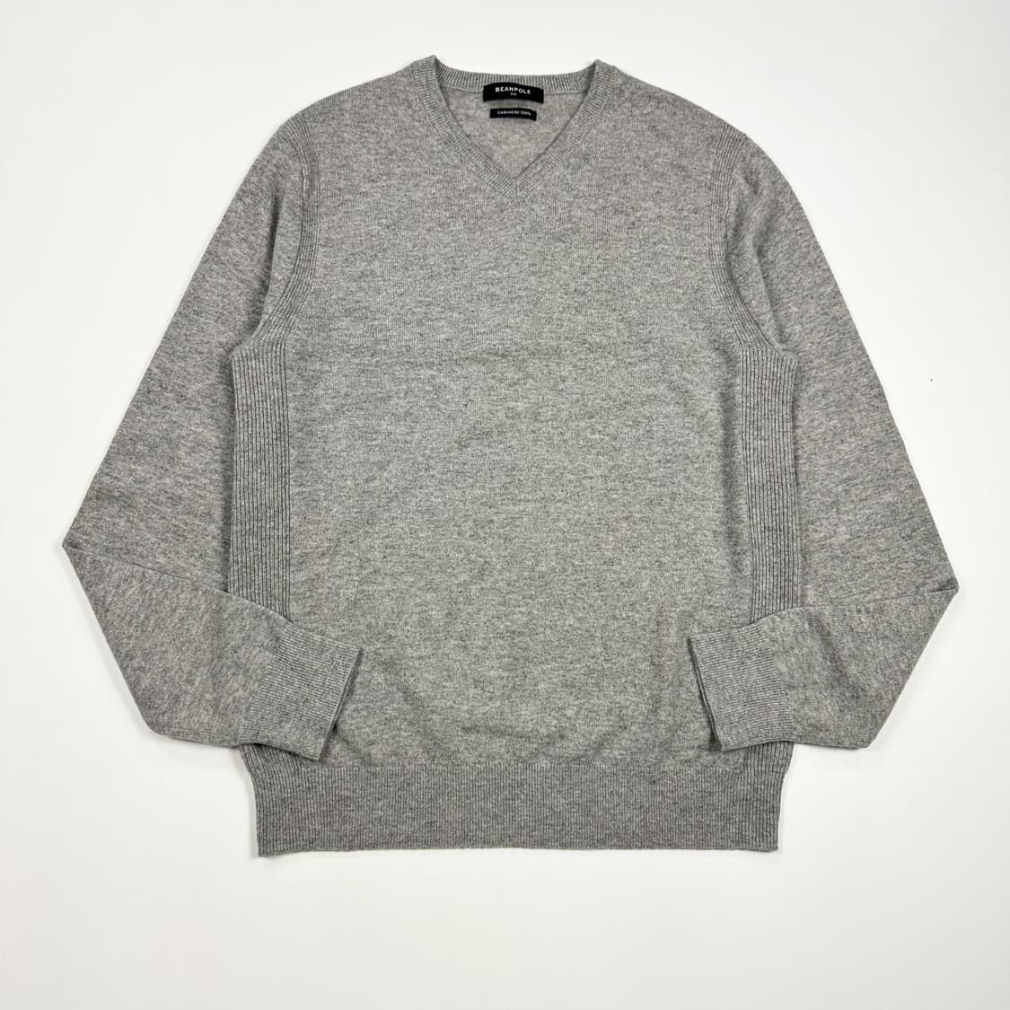빈폴 클래식 로고 그레이 캐시미어 니트 (L) 상품이미지2