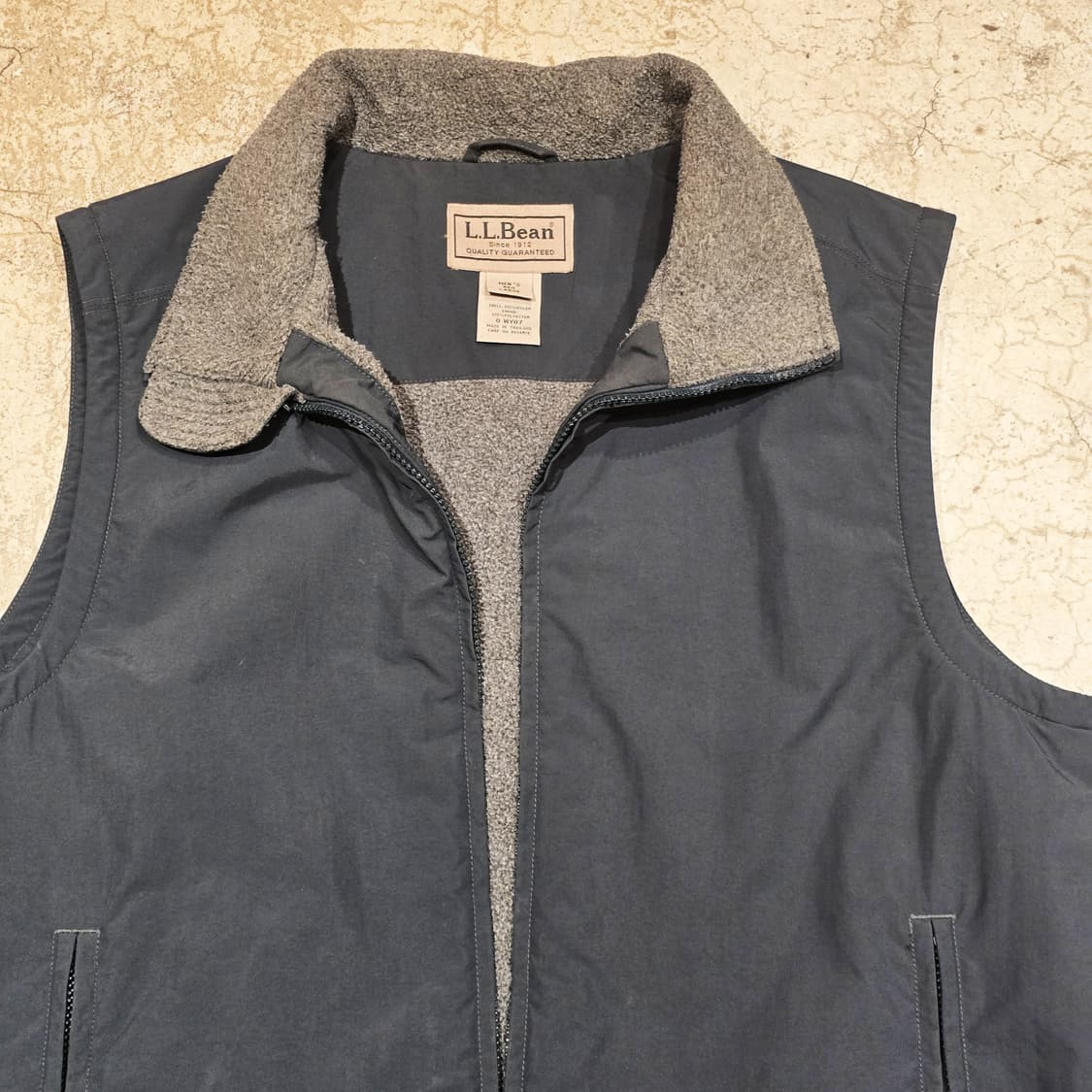 L.L.Bean 다크그린 플리스 풀집업 베스트 상품이미지3