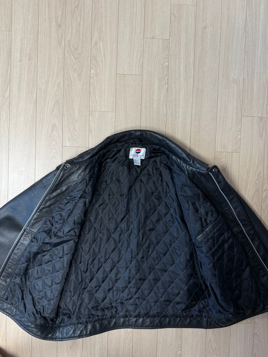 90s 빈티지 레더자켓 가죽 pepsi 상품이미지5